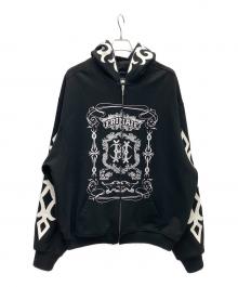 E RIN AI E（エリンアイエ）の古着「ジップパーカー」｜ブラック