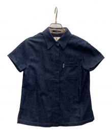 BURBERRY LONDON（バーバリーロンドン）の古着「半袖シャツ」｜インディゴ