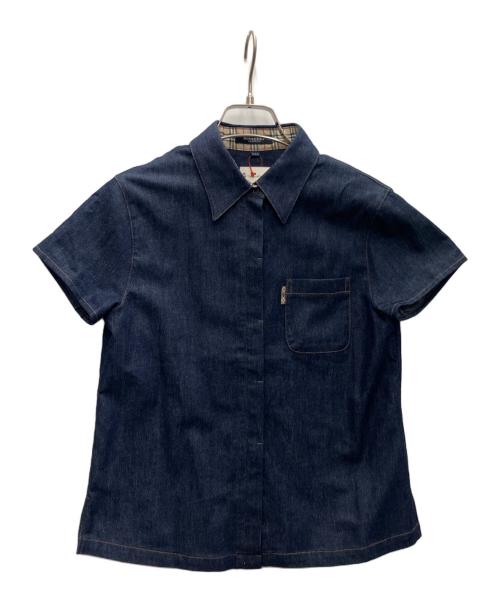 BURBERRY LONDON（バーバリーロンドン）BURBERRY LONDON (バーバリーロンドン) 半袖シャツ インディゴ サイズ:160の古着・服飾アイテム