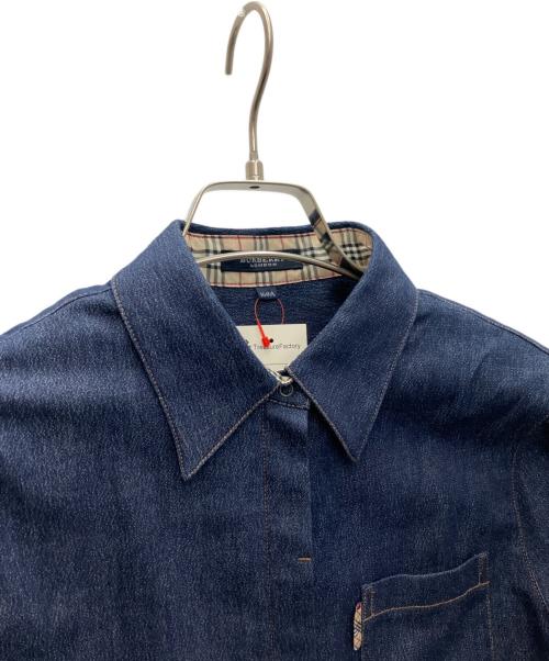 BURBERRY LONDON（バーバリーロンドン）BURBERRY LONDON (バーバリーロンドン) 半袖シャツ インディゴ サイズ:160の古着・服飾アイテム
