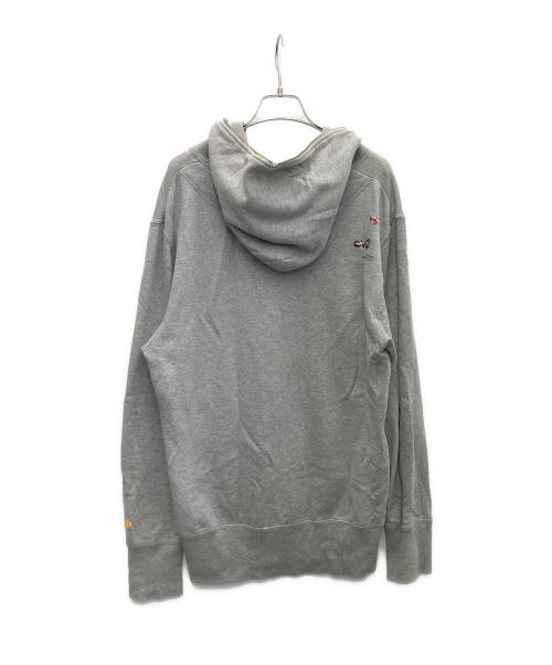 THE KING OF GAMES（ザキングオブゲームス）THE KING OF GAMES (ザキングオブゲームス) ジップパーカー グレー サイズ:Ｌの古着・服飾アイテム