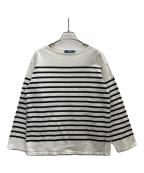 SAINT JAMESセントジェームス）の古着「長袖カットソー」｜ホワイト×ブラック