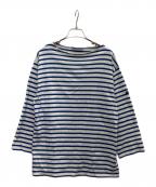 SAINT JAMESセントジェームス）の古着「長袖カットソー」｜ホワイト×ブルー