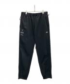 F.C.R.B.エフシーレアルブリストル）の古着「4WAY STRETCH SIDE LINE PANTS」｜ブラック