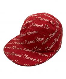 maison kitsune（メゾンキツネ）の古着「キャップ」｜レッド