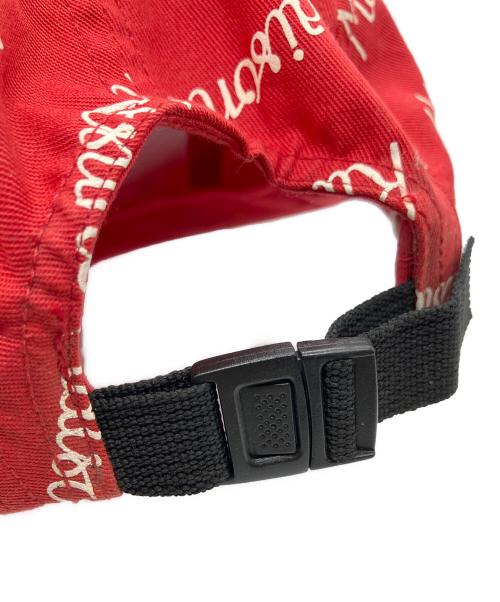 maison kitsune（メゾンキツネ）MAISON KITSUNE (メゾンキツネ) キャップ レッドの古着・服飾アイテム