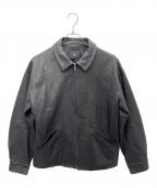 HAREハレ）の古着「ラムレザージャケット」｜ブラック