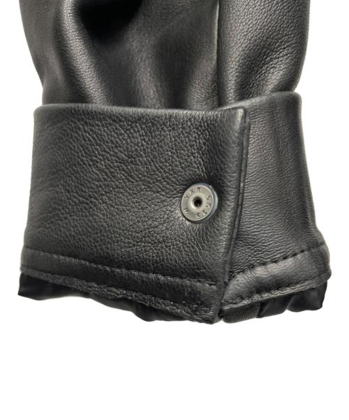 HARE（ハレ）HARE (ハレ) ラムレザージャケット ブラック サイズ:Lの古着・服飾アイテム