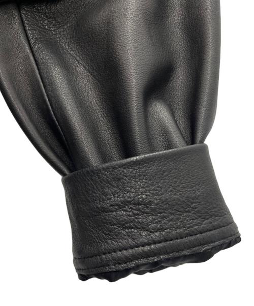 HARE（ハレ）HARE (ハレ) ラムレザージャケット ブラック サイズ:Lの古着・服飾アイテム