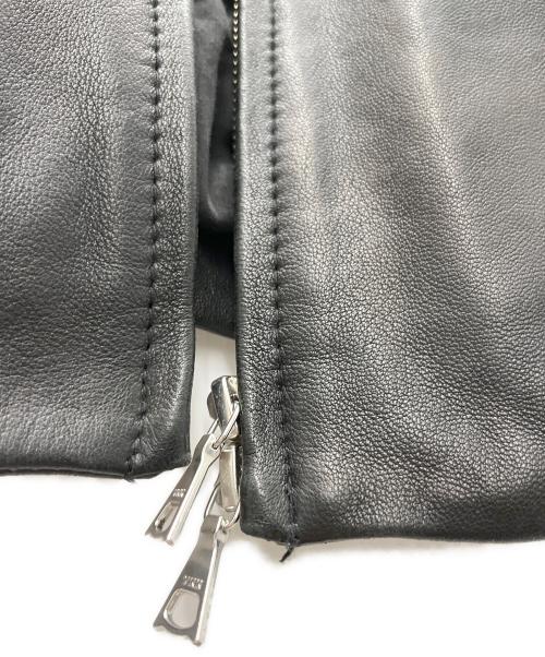 HARE（ハレ）HARE (ハレ) ラムレザージャケット ブラック サイズ:Lの古着・服飾アイテム