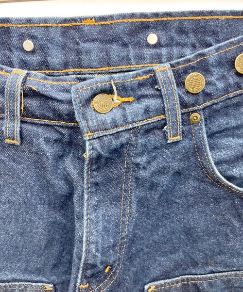 PRISON BLUES（プリズンブルース）PRISON BLUES (プリズンブルース) ダブルニーデニムパンツ インディゴ サイズ:SIZE 76cm (W30)の古着・服飾アイテム