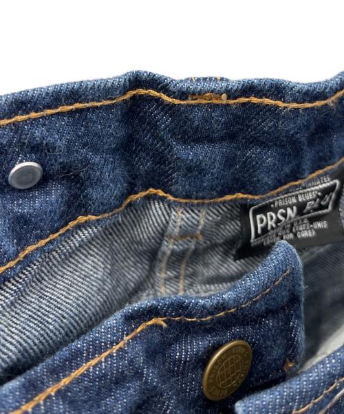 PRISON BLUES（プリズンブルース）PRISON BLUES (プリズンブルース) ダブルニーデニムパンツ インディゴ サイズ:SIZE 76cm (W30)の古着・服飾アイテム