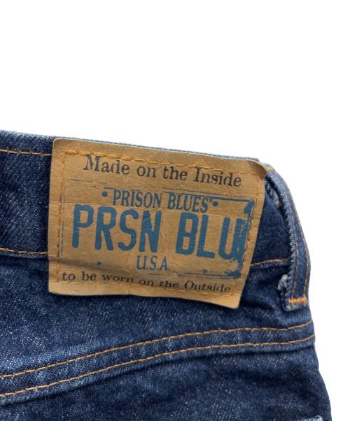 PRISON BLUES（プリズンブルース）PRISON BLUES (プリズンブルース) ダブルニーデニムパンツ インディゴ サイズ:SIZE 76cm (W30)の古着・服飾アイテム