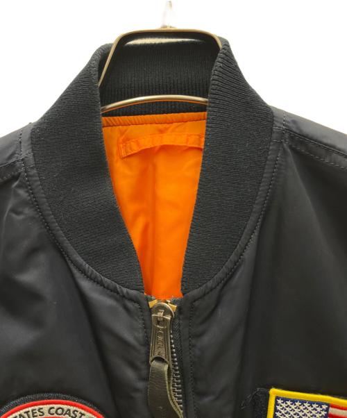 ALPHA（アルファ）ALPHA (アルファ) MA-1ジャケット ネイビー サイズ:Mの古着・服飾アイテム