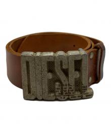 DIESEL（ディーゼル）の古着「レザーベルト」｜ブラウン