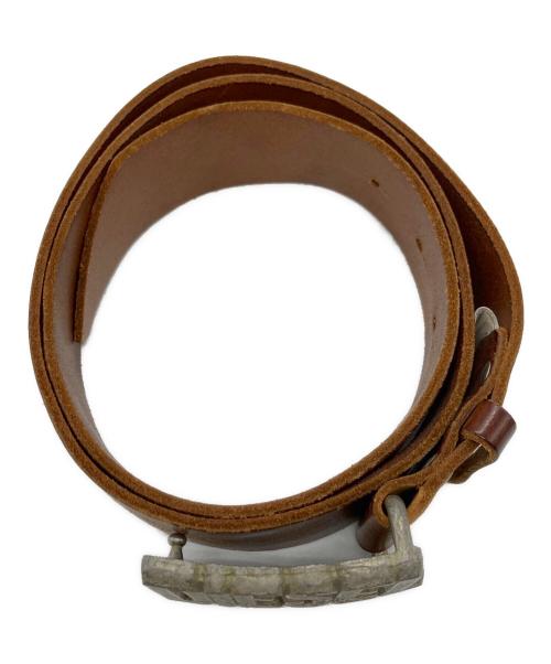 DIESEL（ディーゼル）DIESEL (ディーゼル) レザーベルト ブラウンの古着・服飾アイテム