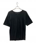 COMME des GARCONS HOMMEコムデギャルソン オム）の古着「半袖カットソー」｜ブラック