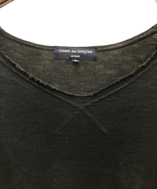 COMME des GARCONS HOMME（コムデギャルソン オム）COMME des GARCONS HOMME (コムデギャルソン オム) 半袖カットソー ブラック サイズ:Sの古着・服飾アイテム