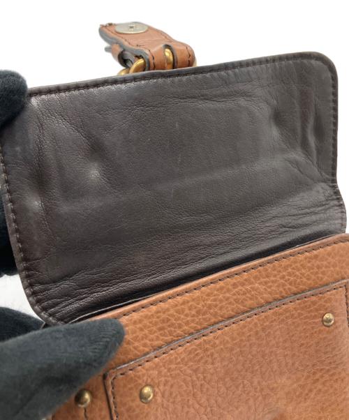 Chloe（クロエ）Chloe (クロエ) 2つ折り財布 ブラウンの古着・服飾アイテム
