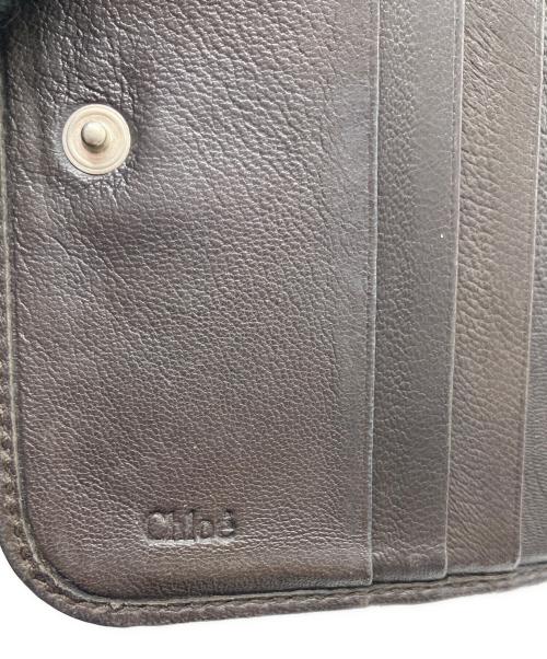 Chloe（クロエ）Chloe (クロエ) 2つ折り財布 ブラウンの古着・服飾アイテム