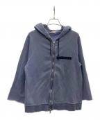 PRADAプラダ）の古着「ジップパーカー」｜ネイビー