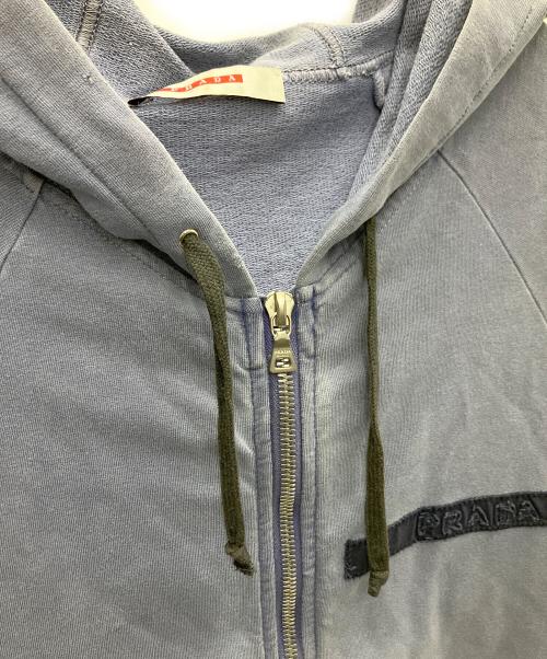 PRADA（プラダ）PRADA (プラダ) ジップパーカー ネイビー サイズ:XSの古着・服飾アイテム