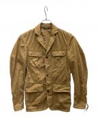 DSQUARED2ディースクエアード）の古着「ミリタリーテーラードジャケット」｜ベージュ