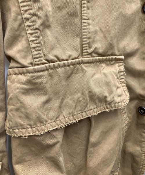 DSQUARED2（ディースクエアード）DSQUARED2 (ディースクエアード) ミリタリーテーラードジャケット ベージュ サイズ:SIZE 44の古着・服飾アイテム