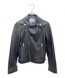 IENA（イエナ）の古着「ダブルライダースジャケット」｜ブラック