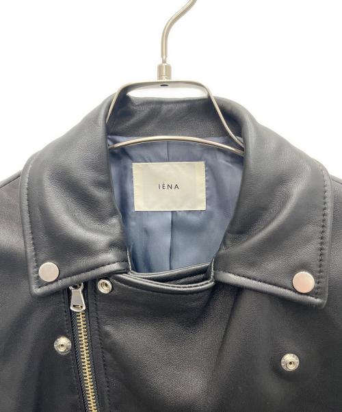 IENA（イエナ）IENA (イエナ) ダブルライダースジャケット ブラック サイズ:SIZE36の古着・服飾アイテム