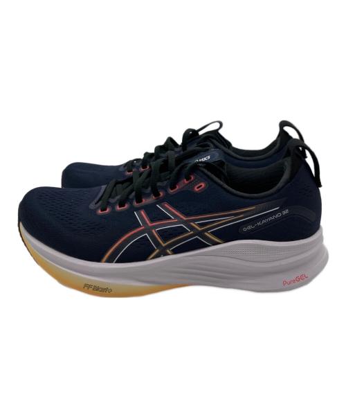 asics（アシックス）asics (アシックス) ランニングシューズ ジョギングシューズ GEL-KAYANO 32 WIDE ネイビー サイズ:27 未使用品の古着・服飾アイテム