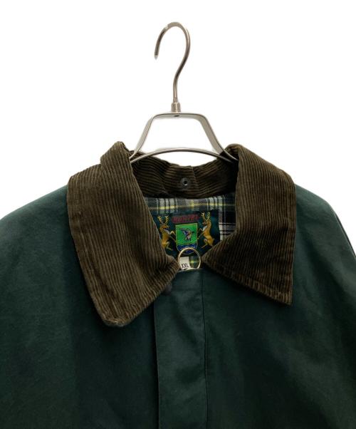 HUNTER（ハンター）HUNTER (ハンター) オイルドジャケット ブラウン×グリーン サイズ:XXLの古着・服飾アイテム