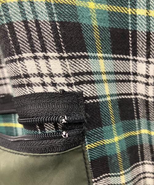 HUNTER（ハンター）HUNTER (ハンター) オイルドジャケット ブラウン×グリーン サイズ:XXLの古着・服飾アイテム