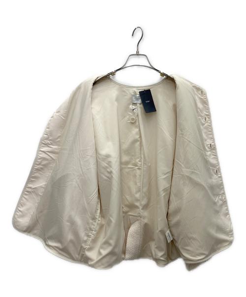 URBAN RESEARCH DOORS（アーバンリサーチドアーズ）URBAN RESEARCH DOORS (アーバンリサーチドアーズ) キルトノーカラージャケット アイボリー サイズ:M 未使用品の古着・服飾アイテム