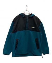 EBTEK（イービーテック）の古着「ハーフジップパーカー」｜グリーン×ブラック