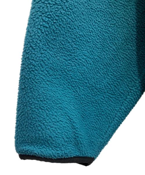 EBTEK（イービーテック）EBTEK (イービーテック) ハーフジップパーカー グリーン×ブラック サイズ:Lの古着・服飾アイテム