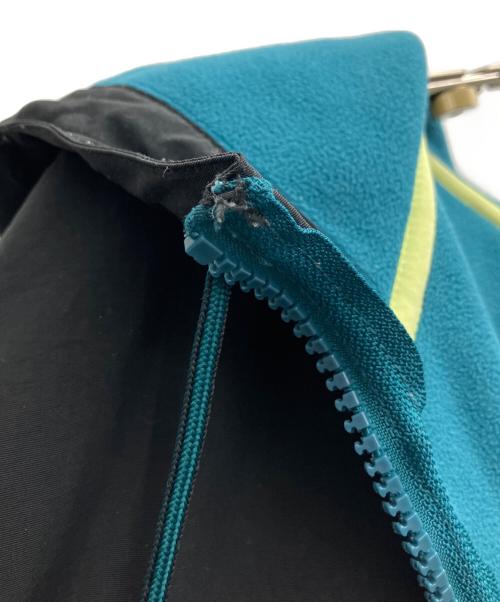 EBTEK（イービーテック）EBTEK (イービーテック) ハーフジップパーカー グリーン×ブラック サイズ:Lの古着・服飾アイテム