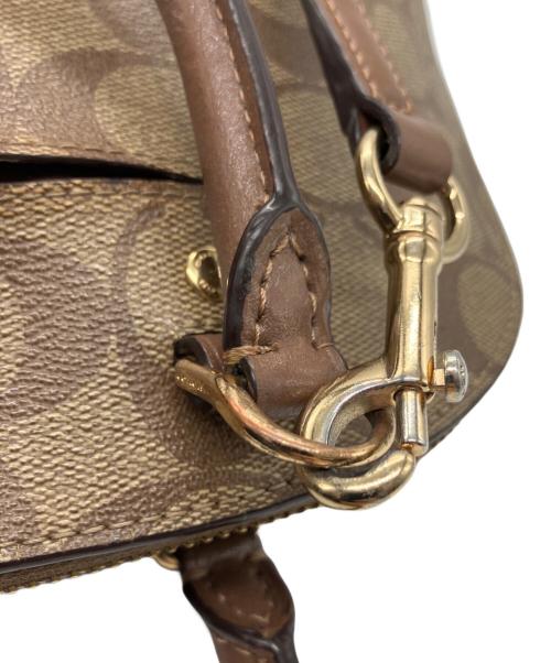 COACH（コーチ）COACH (コーチ) 2WAYショルダーバッグ ブラウンの古着・服飾アイテム