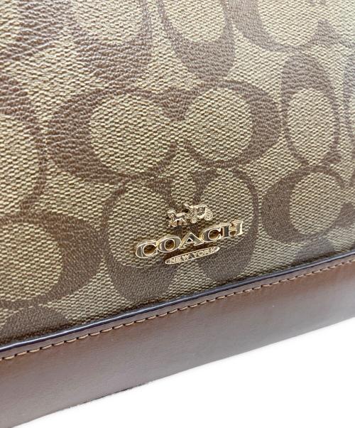 COACH（コーチ）COACH (コーチ) 2WAYショルダーバッグ ブラウンの古着・服飾アイテム