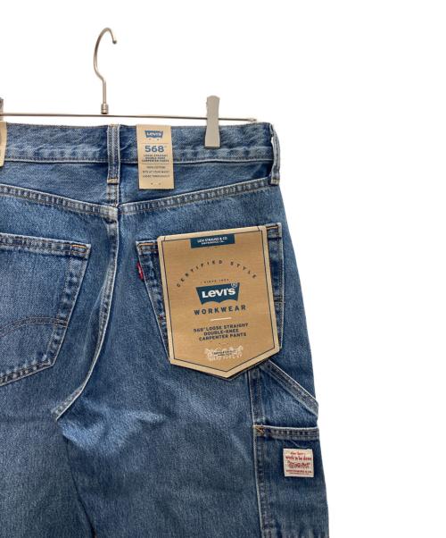 LEVI'S（リーバイス）LEVI'S (リーバイス) デニムパンツ インディゴ サイズ:568（TM） ルーズストレート ダブルニー 未使用品の古着・服飾アイテム