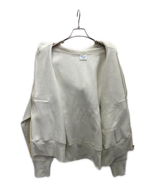 Champion REVERSE WEAVE（チャンピオン リバース ウィーブ）Champion REVERSE WEAVE (チャンピオン リバース ウィーブ) ジップフーデッドスウェットシャツ ライトグレー サイズ:Lの古着・服飾アイテム