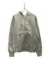 Champion REVERSE WEAVE（チャンピオン リバース ウィーブ）の古着「ジップフーデッドスウェットシャツ」｜ライトグレー