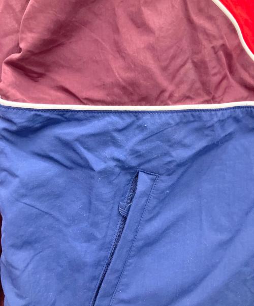 adidas（アディダス）adidas (アディダス) ナイロンジャケット ブルー×レッド サイズ:XLの古着・服飾アイテム