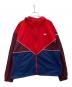 adidas（アディダス）の古着「ナイロンジャケット」｜ブルー×レッド