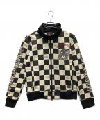 VANSONバンソン）の古着「ジャケット」｜ブラック×ホワイト