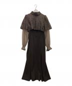 Andemiuアンデミュウ）の古着「キャミドレス」｜ブラウン