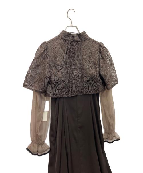 Andemiu（アンデミュウ）Andemiu (アンデミュウ) キャミドレス ブラウン サイズ:Mの古着・服飾アイテム