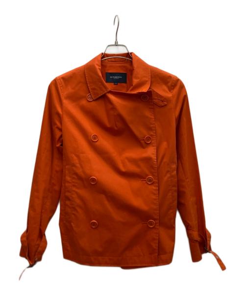 BURBERRY LONDON（バーバリーロンドン）BURBERRY LONDON (バーバリーロンドン) ショートトレンチコート オレンジ サイズ:SIZE40の古着・服飾アイテム
