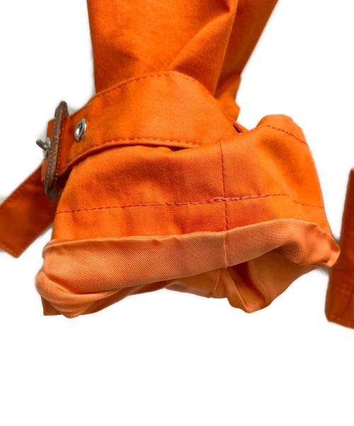 BURBERRY LONDON（バーバリーロンドン）BURBERRY LONDON (バーバリーロンドン) ショートトレンチコート オレンジ サイズ:SIZE40の古着・服飾アイテム