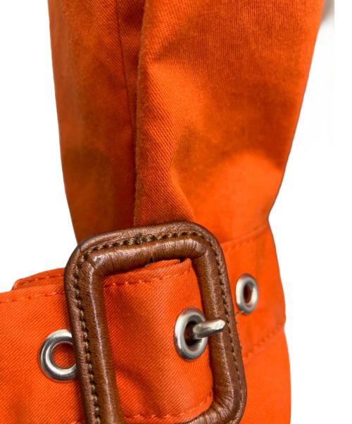 BURBERRY LONDON（バーバリーロンドン）BURBERRY LONDON (バーバリーロンドン) ショートトレンチコート オレンジ サイズ:SIZE40の古着・服飾アイテム